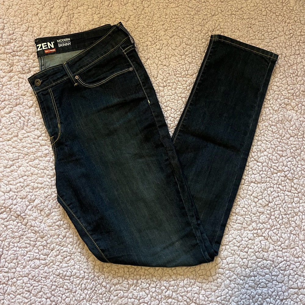 Denizen Women's Skinny Jeans - Dark Blue